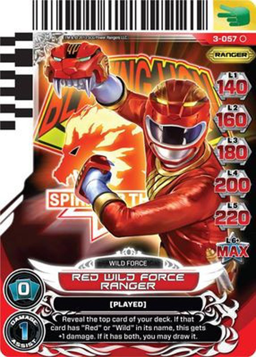 Red Wild Force Ranger 057